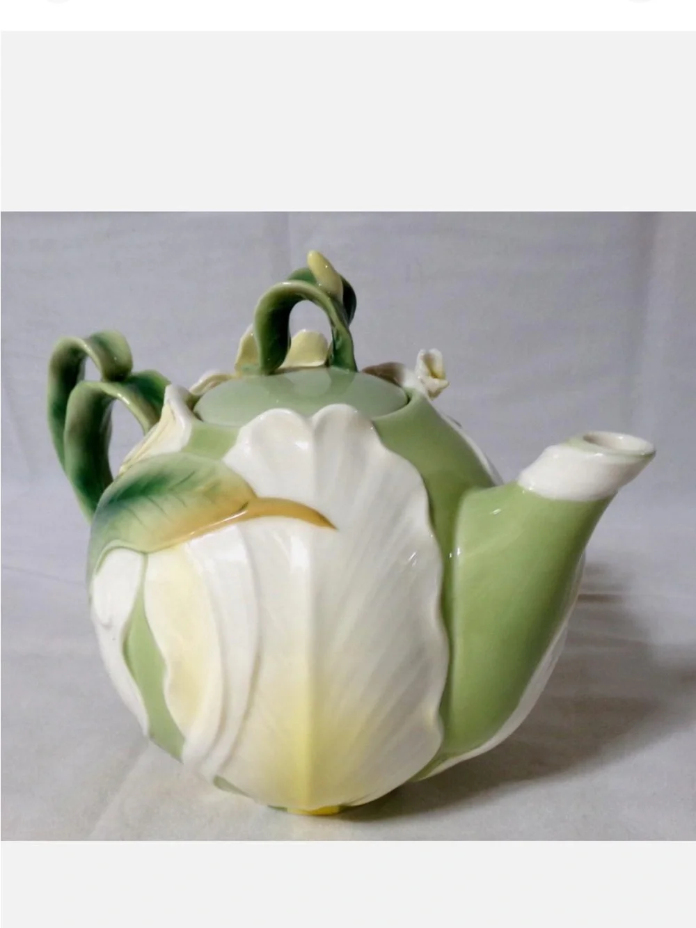 Pier one Ginger Lily porcelain Teapot